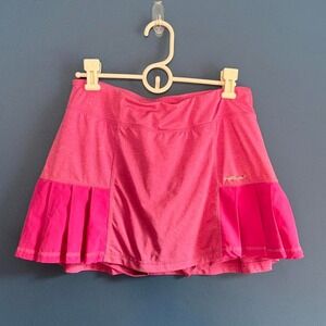 Y2K Pink Tennis Skort‎ Women's Size Medium Head Mini Pleated Ruffle Preppy